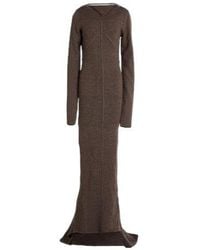 Rick Owens - Medium-Length Cashmere Dress - Lyst