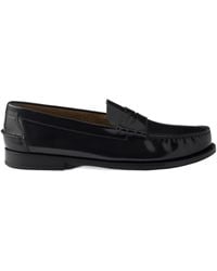 Prada - Logo-Embossed Loafers - Lyst