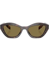 Prada - Eyewear Butterfly Frame Sunglasses - Lyst