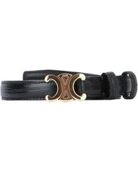 Celine - Logo Belt - Lyst
