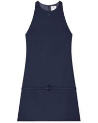 Courreges - Belted A-Line Mini Dress - Lyst