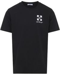 Off-White c/o Virgil Abloh - Logo Printed Crewneck T-Shirt - Lyst