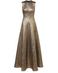 Roland Mouret - Sequin High-Neck Sleeveless Evening Dress - Lyst