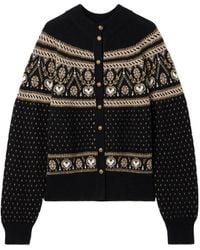 KHAITE - Long-Sleeved Knitted Shirt - Lyst