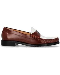 Stuart Weitzman - Round Head Loafer Shoes - Lyst