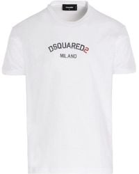 DSquared² - Classic Comfort Graphic T-Shirt - Lyst