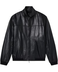 Emporio Armani - Zip-Up High Neck Jacket - Lyst