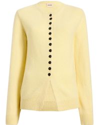 KHAITE - Josette Button Cardigan - Lyst
