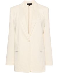 Theory - Shawl-Lapels Single-Breasted Blazer - Lyst