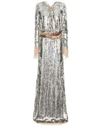 Valentino - Long Sleeve Dress - Lyst