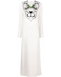 Valentino - Sequin-Embellished Long Dress - Lyst