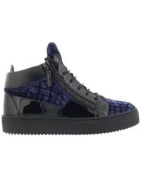 Giuseppe Zanotti - Suede High-Top Sneakers - Lyst