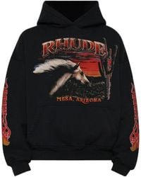 Rhude - Mesa Stallion Graphic Hoodie - Lyst