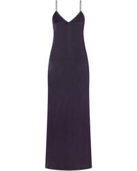 Isabel Marant - Studded Silk-Satin Midi Dress - Lyst