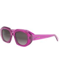 Celine - Logo Sunglasses - Lyst