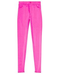 Balenciaga - High-Waisted Stretch Leggings - Lyst