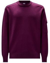 C.P. Company - Metropolis Series Extrafine Merino Wool Crewneck Sweater - Lyst