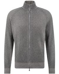 Brunello Cucinelli - Zip-Up Cardigan - Lyst