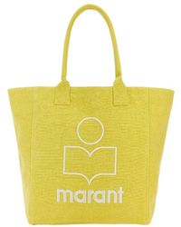 Isabel Marant - Yenky Logo Embroidered Tote Bag - Lyst