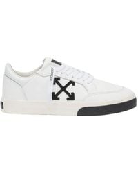 Off-White c/o Virgil Abloh - New Low Vulcanized Lace-Up Sneakers - Lyst