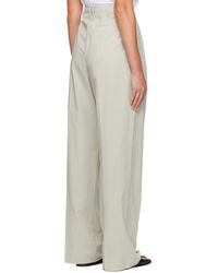 The Row - Gaugin High-Waisted Casual Pants - Lyst
