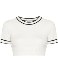 Max Mara - Uscio Crewneck Cropped Top - Lyst