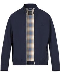 BOSS - H Coiner Zip Cotton Jacket - Lyst