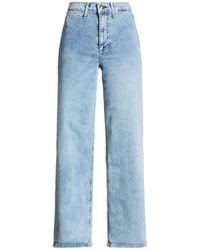 Rag & Bone - Plain Colour Straight-Leg Jeans - Lyst