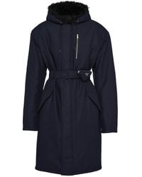 Prada - Technical Canvas Raincoat - Lyst