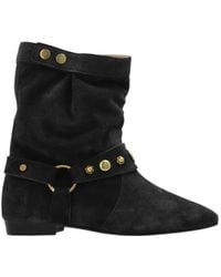 Isabel Marant - Stania Flat-Heeled Boots - Lyst