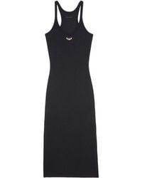 Zadig & Voltaire - Sleeveless Ribbed Midi Dress - Lyst
