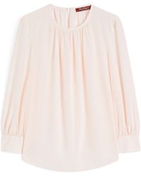 Max Mara - Studio Mstcolmo Crewneck Blouse - Lyst