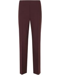 Alberta Ferretti - Creased Casual Trousers - Lyst