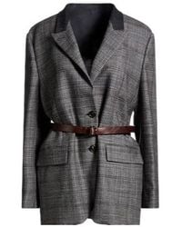 Brunello Cucinelli - Plaid Blazer - Lyst