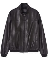Emporio Armani - Zip-Up High Neck Jacket - Lyst