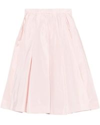 Prada - Pocketed Midi A-Line Skirt - Lyst