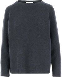 Vince - Bouclé Boat-Neck Jumper - Lyst