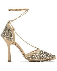 Bottega Veneta - Sparkle Stretch Sandals - Lyst