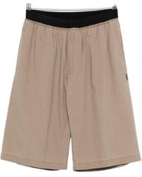 MM6 by Maison Margiela - Logo Patch Elasticated Shorts - Lyst