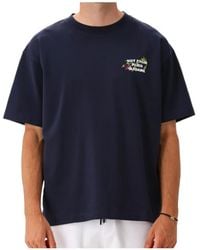 Drole de Monsieur - Drôle De Monsieur Vine Embroidered Slogan T-Shirt - Lyst