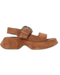 Vic Matié - Platform Buckle Heeled Sandals - Lyst