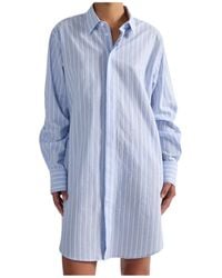 Barbara Bui - Pinstriped Shirtdress - Lyst