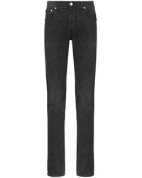 McQueen - Mid-Rise Slim-Fit Jeans - Lyst