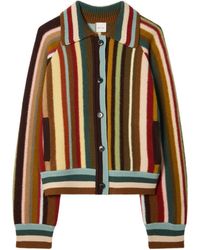 Paul Smith - Merino Wool 'Signature Stripe Cardigan - Lyst