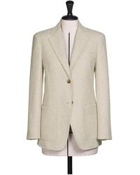 Max Mara - Caraffa Single-Breasted Tailored Blazer - Lyst