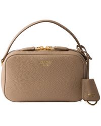 Prada - Odette Leather Mini-Bag - Lyst