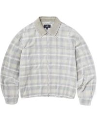 Represent - Check Corduroy Zip Shirt - Lyst