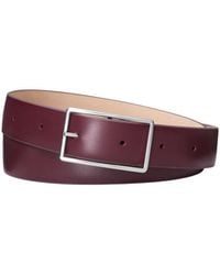 Tory Burch - Logo-Plaque Leather Belt - Lyst