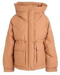 MAX&Co. - Long Hooded Down Jacket - Lyst