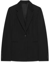 Givenchy - V-Neck Single-Breasted Jacket - Lyst